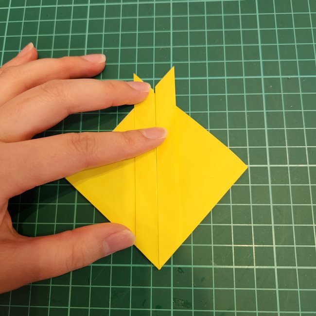 ポケモン折り紙 サンダースの簡単な折り方作り方(7)