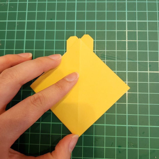 ちいかわ うさぎの折り紙の簡単な折り方作り方(9)