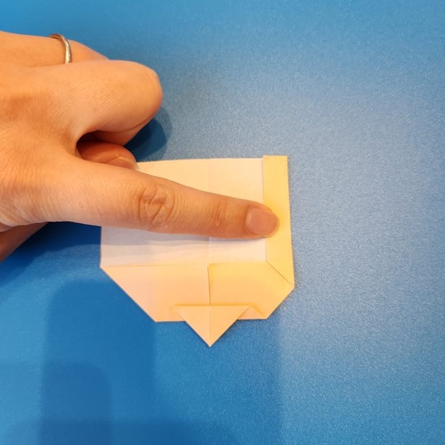ロイの折り紙の簡単な折り方作り方①顔(7)