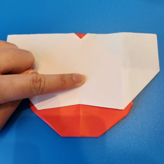 ポケモン折り紙 ホゲータの折り方作り方①顔(20)
