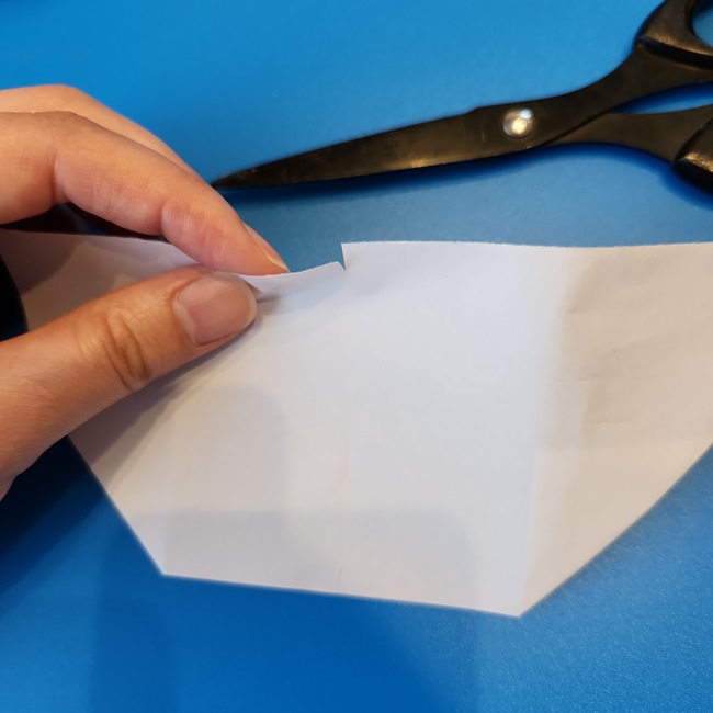 ポケモン折り紙 ホゲータの折り方作り方①顔(16)