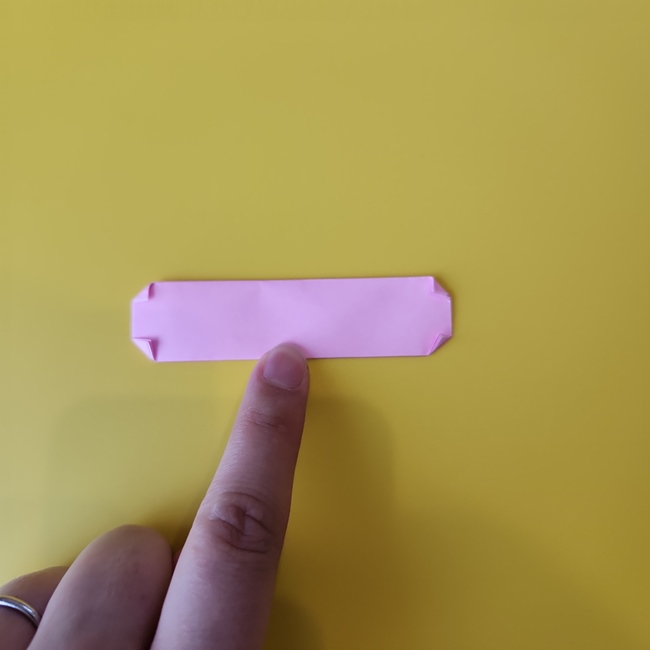 おぱんちゅうさぎの折り紙の簡単な作り方折り方④手(4)