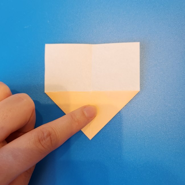 リコの折り紙 作り方折り方①顔(4)