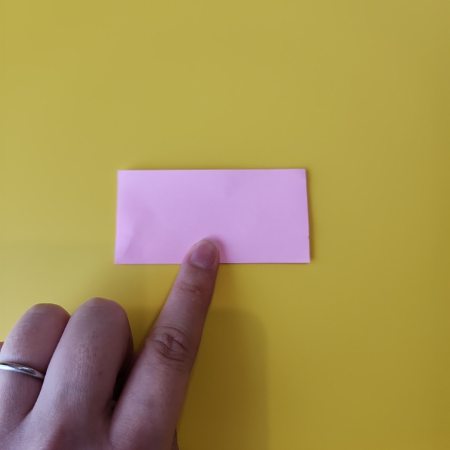 おぱんちゅうさぎの折り紙の簡単な作り方折り方④手(2)