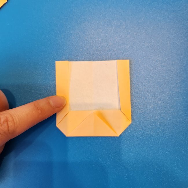 リコの折り紙 作り方折り方①顔(6)