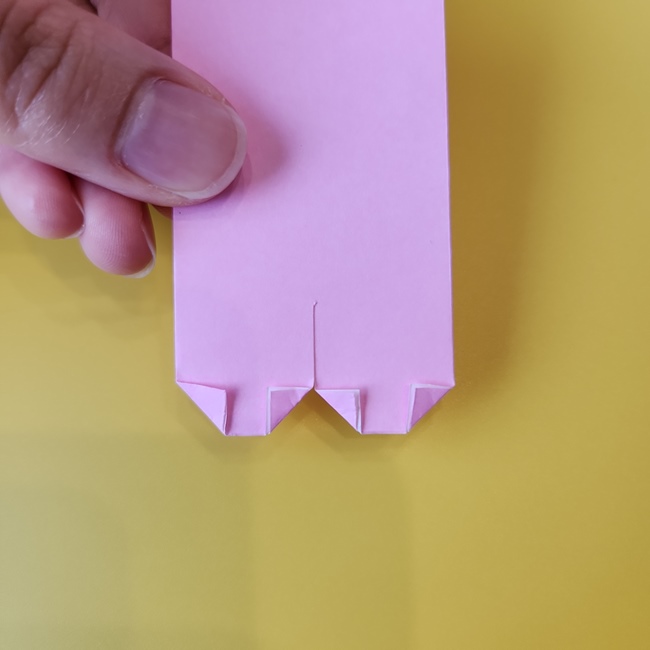 おぱんちゅうさぎの折り紙の簡単な作り方折り方②からだ(4)