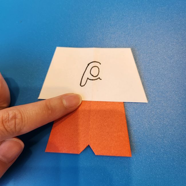 ロイの折り紙の簡単な折り方作り方⑥貼り合わせ(3)