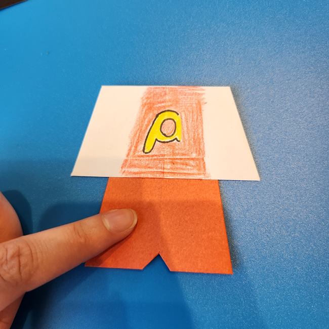 ロイの折り紙の簡単な折り方作り方⑥貼り合わせ(4)