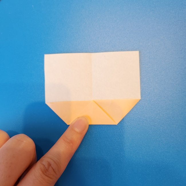 リコの折り紙 作り方折り方①顔(5)
