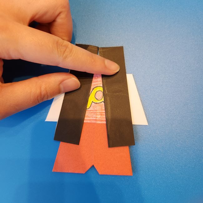 ロイの折り紙の簡単な折り方作り方⑥貼り合わせ(5)
