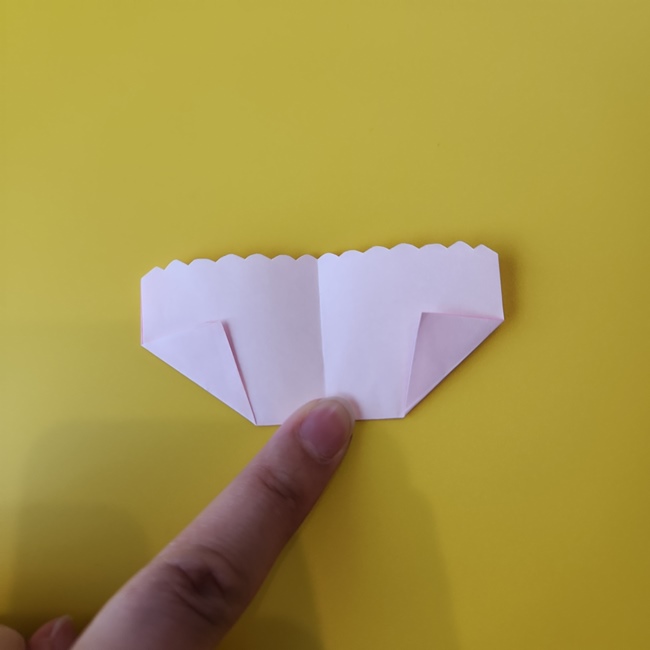おぱんちゅうさぎの折り紙の簡単な作り方折り方③ぱんつ(6)
