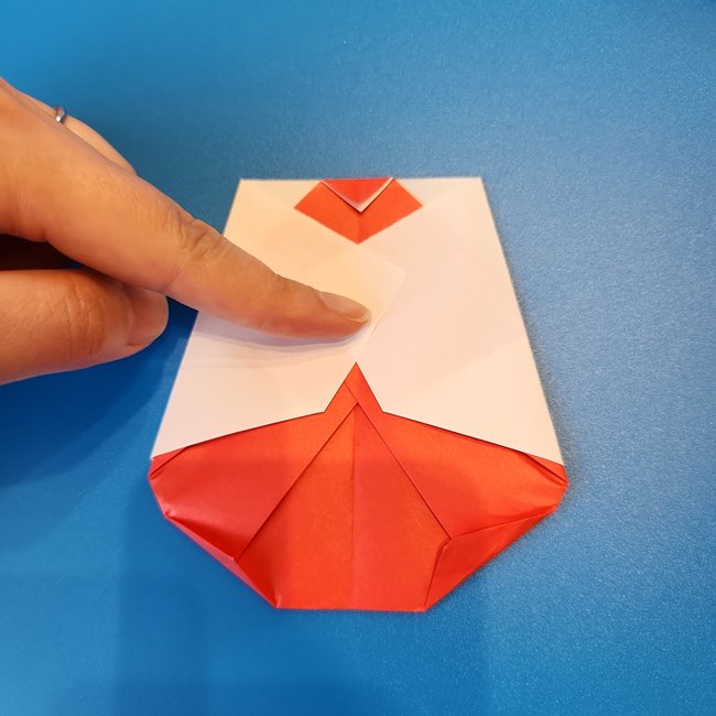 ポケモン折り紙 ホゲータの折り方作り方①顔(21)