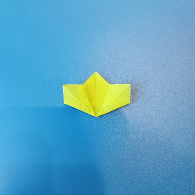 ポケモン折り紙 ニャオハの折り方作り方②頬(8)