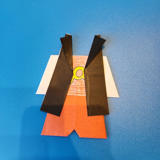 ロイの折り紙の簡単な折り方作り方⑥貼り合わせ(7)