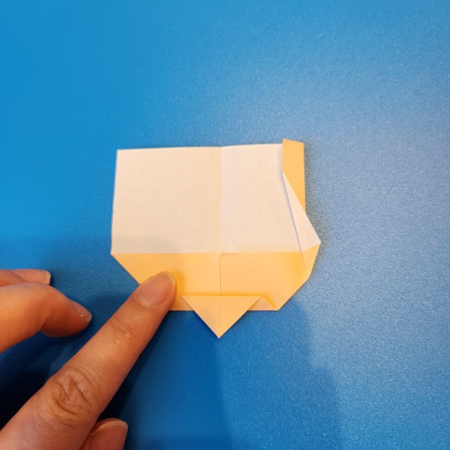 ロイの折り紙の簡単な折り方作り方①顔(8)