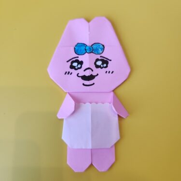 おぱんちゅうさぎの折り紙は簡単！子どもでも作れる折り方作り方