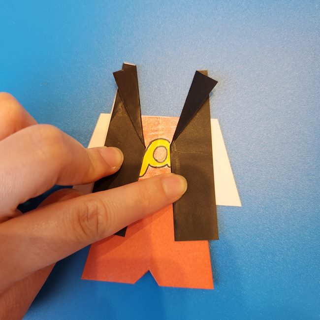 ロイの折り紙の簡単な折り方作り方⑥貼り合わせ(6)