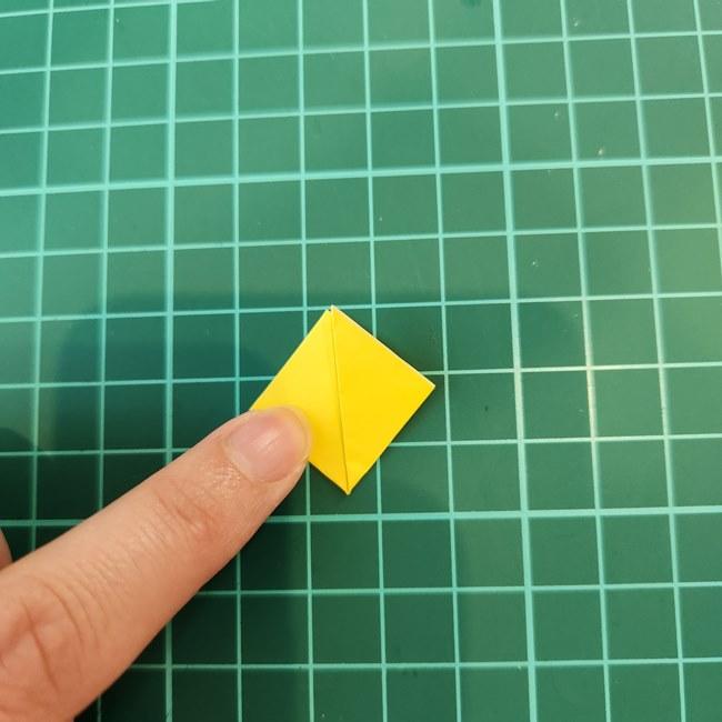 ポッチャマの折り紙の簡単な作り方折り方⑤足(5)