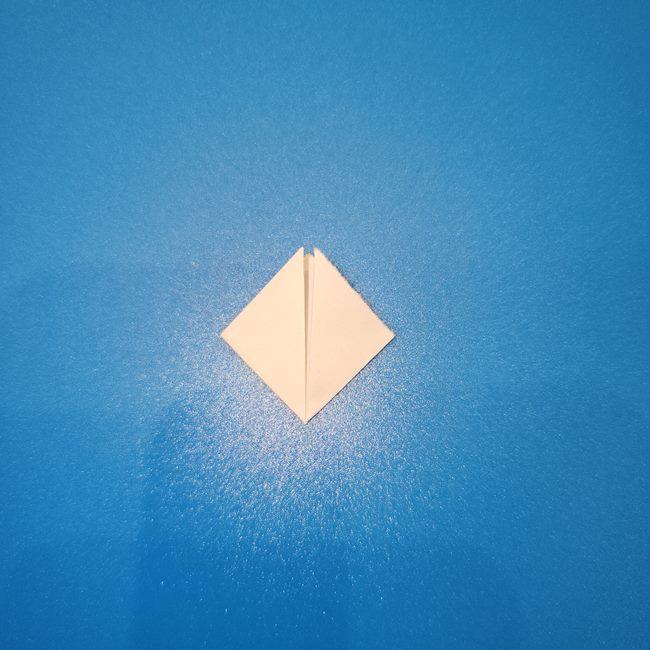 リコのペンダントの折り紙 簡単な折り方作り方②パーツ2(5)