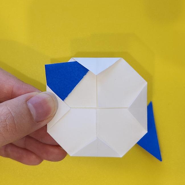ミジュマルの折り紙の折り方は簡単♪②貼り合わせ(3)