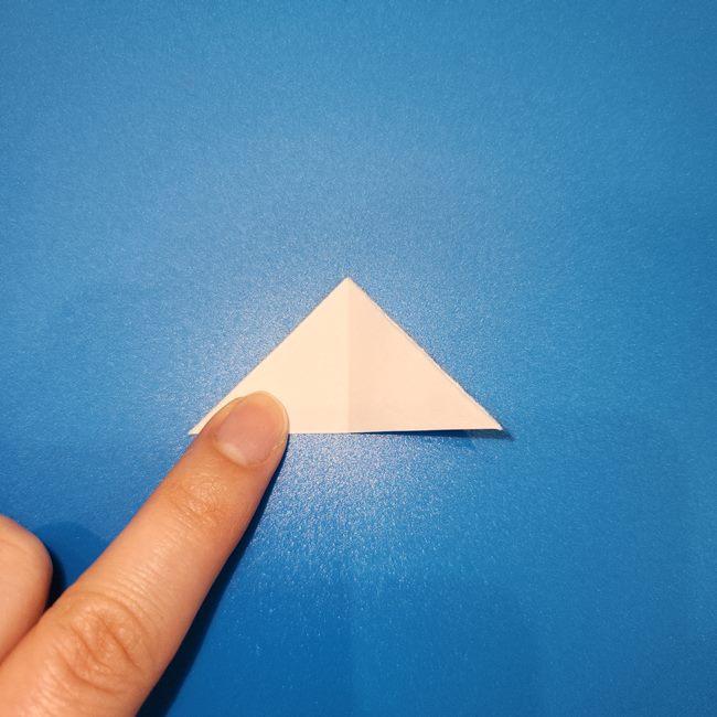 リコのペンダントの折り紙 簡単な折り方作り方②パーツ2(4)