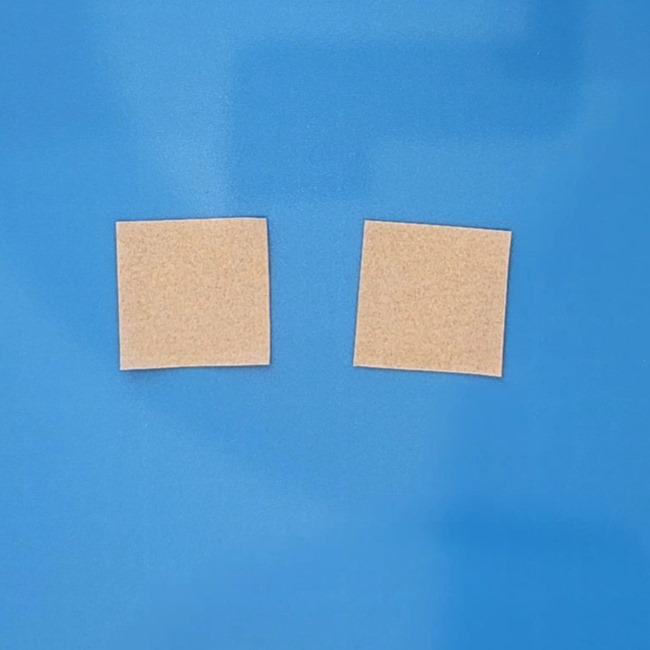 ポケモン折り紙 イワンコ折り方作り方①顔と頬(11)