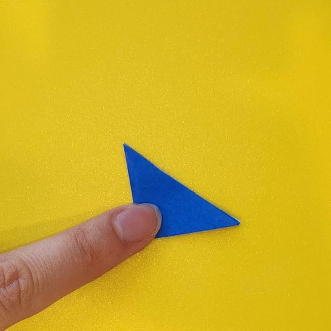 ミジュマルの折り紙の折り方は簡単♪①顔と耳(10)