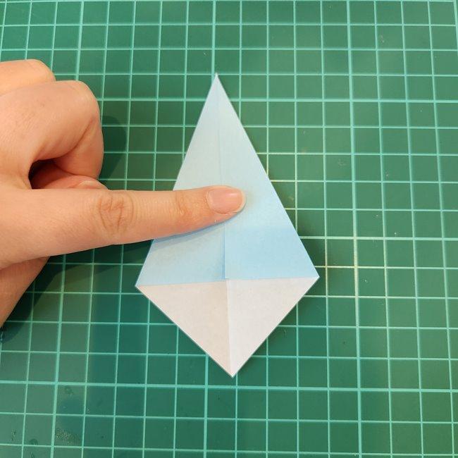 ポッチャマの折り紙の簡単な作り方折り方③体(4)