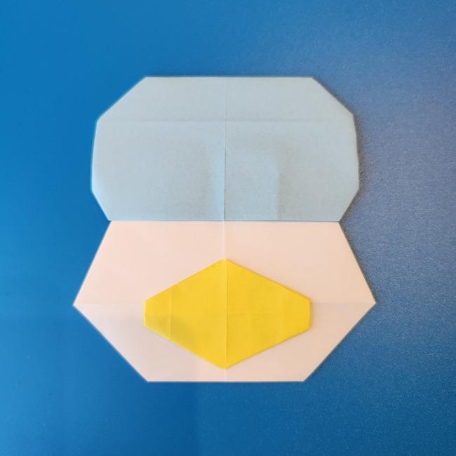 クワッスの折り紙の簡単な折り方作り方③顔・完成(23)