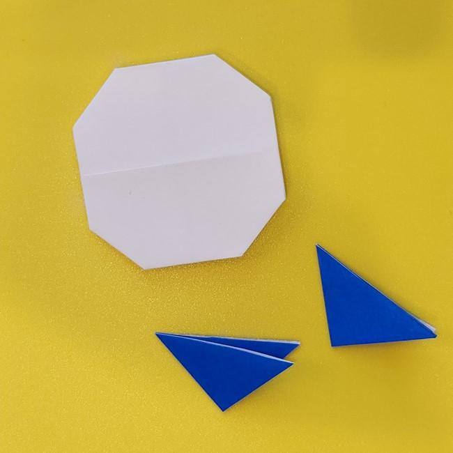 ミジュマルの折り紙の折り方は簡単♪②貼り合わせ(1)
