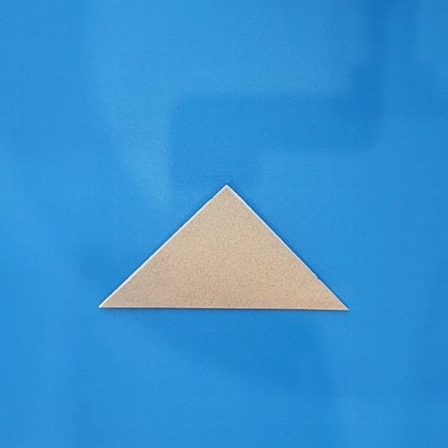 ポケモン折り紙 イワンコ折り方作り方②耳(2)