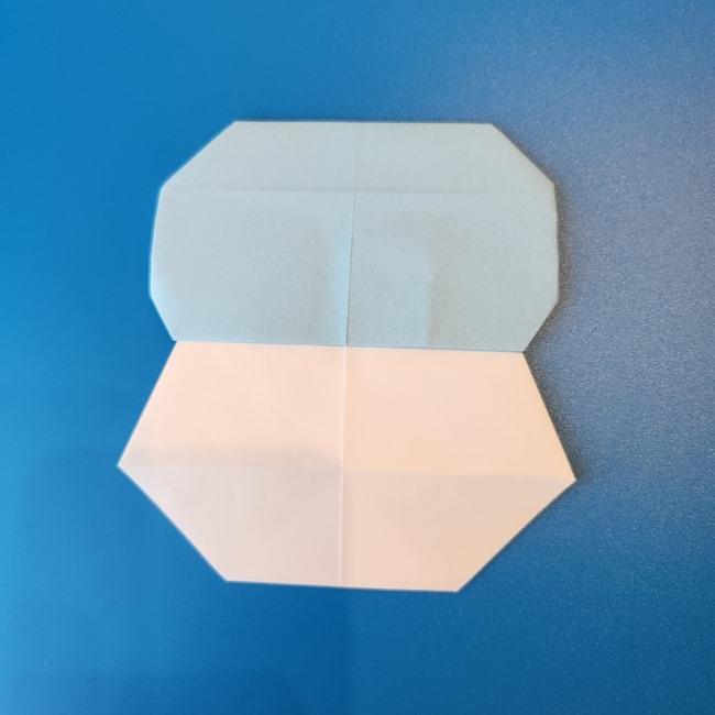 クワッスの折り紙の簡単な折り方作り方③顔・完成(22)
