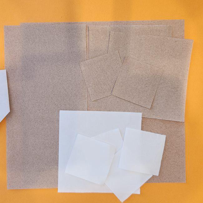 ポケモン折り紙 イワンコは簡単！ 材料と道具1