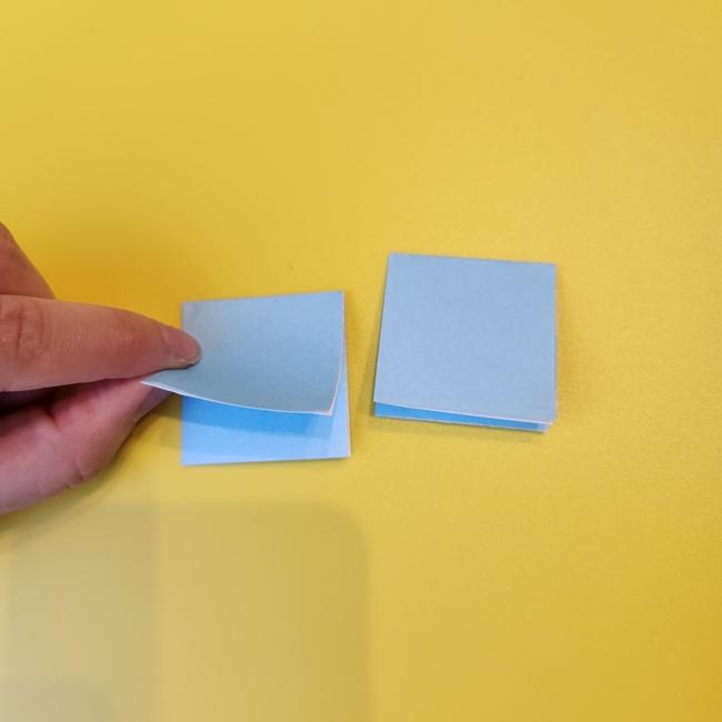 ぐるみんの折り紙の簡単な作り方折り方③耳(4)