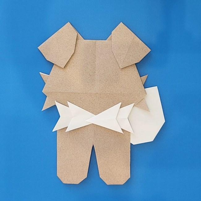 ポケモン折り紙 イワンコ折り方作り方⑤組み合わせ(11)