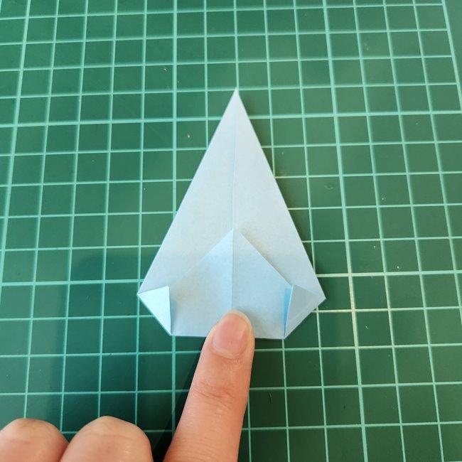ポッチャマの折り紙の簡単な作り方折り方③体(6)