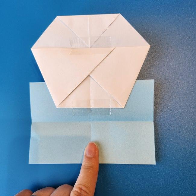 クワッスの折り紙の簡単な折り方作り方③顔・完成(16)