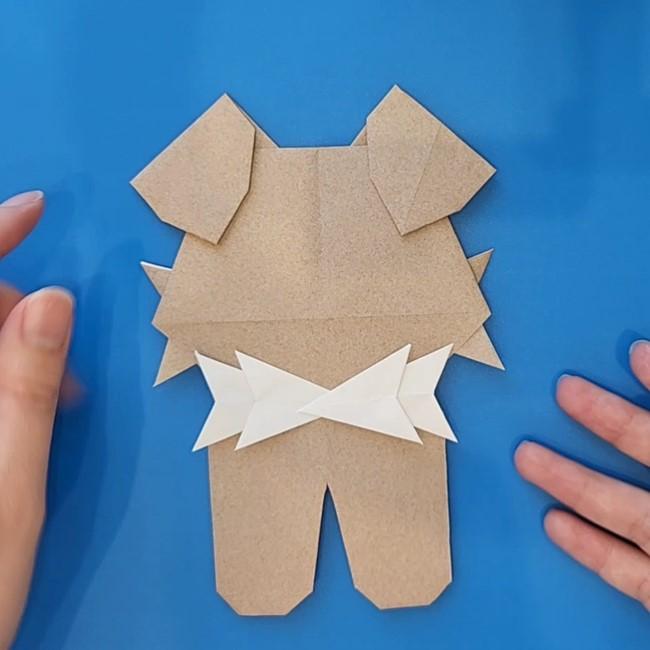 ポケモン折り紙 イワンコ折り方作り方⑤組み合わせ(10)