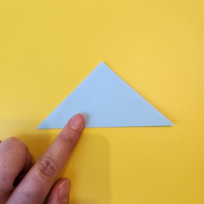 ぐるみんの折り紙の簡単な作り方折り方②しっぽ(2)