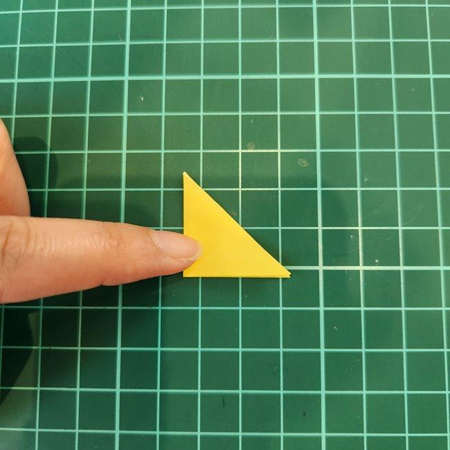 ポッチャマの折り紙の簡単な作り方折り方⑤足(3)