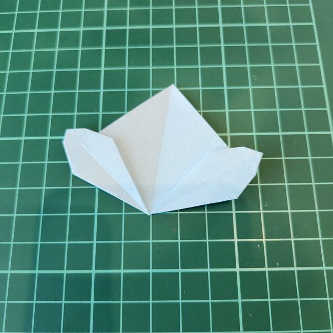 ポッチャマの折り紙の簡単な作り方折り方④羽(19)
