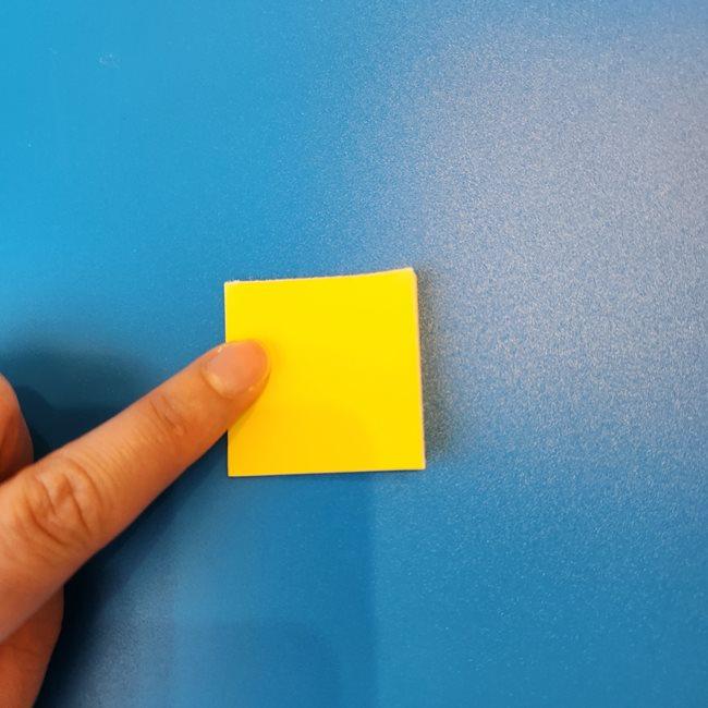 クワッスの折り紙の簡単な折り方作り方②くちばし(3)