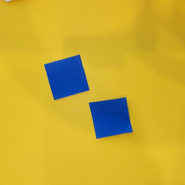 ミジュマルの折り紙の折り方は簡単♪①顔と耳(8)