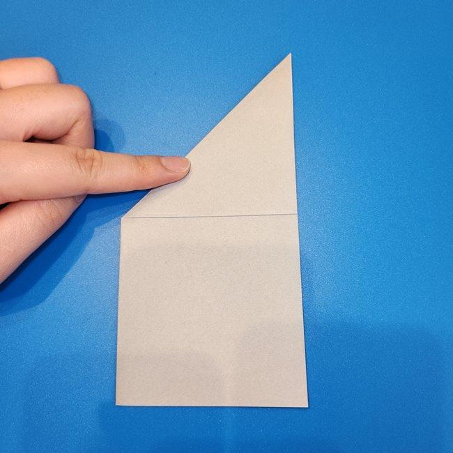 リコのペンダントの折り紙 簡単な折り方作り方③パーツ3(3)
