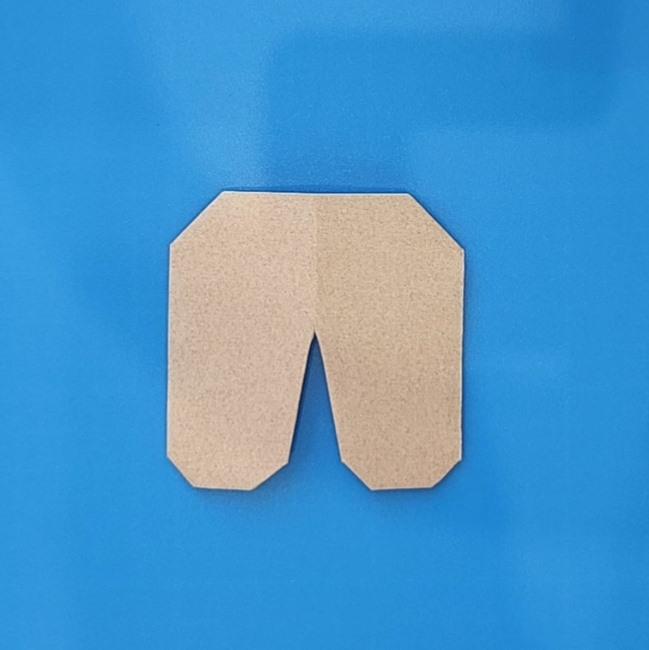 ポケモン折り紙 イワンコ折り方作り方③体(8)