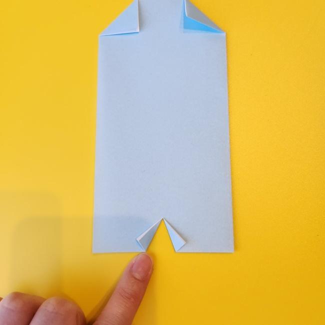 ぐるみんの折り紙の簡単な作り方折り方①からだ(5)