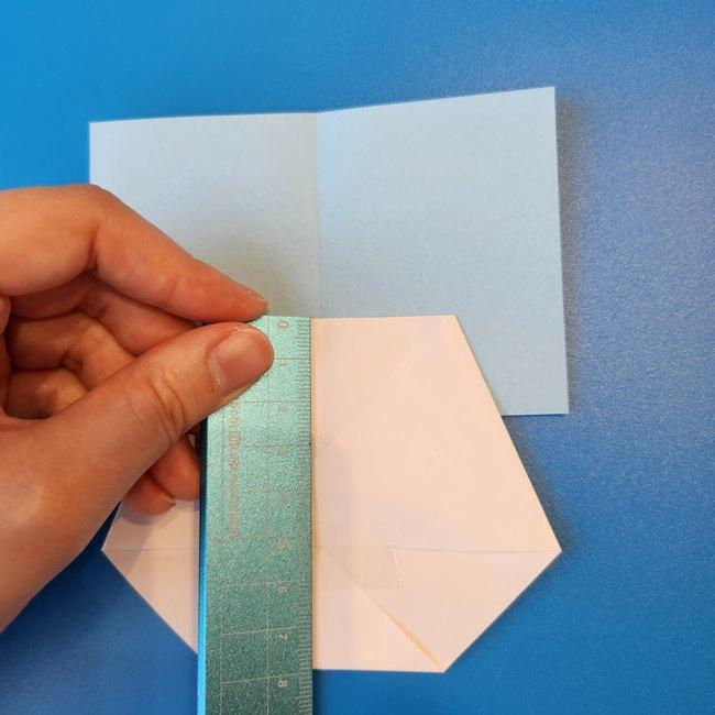 クワッスの折り紙の簡単な折り方作り方③顔・完成(13)