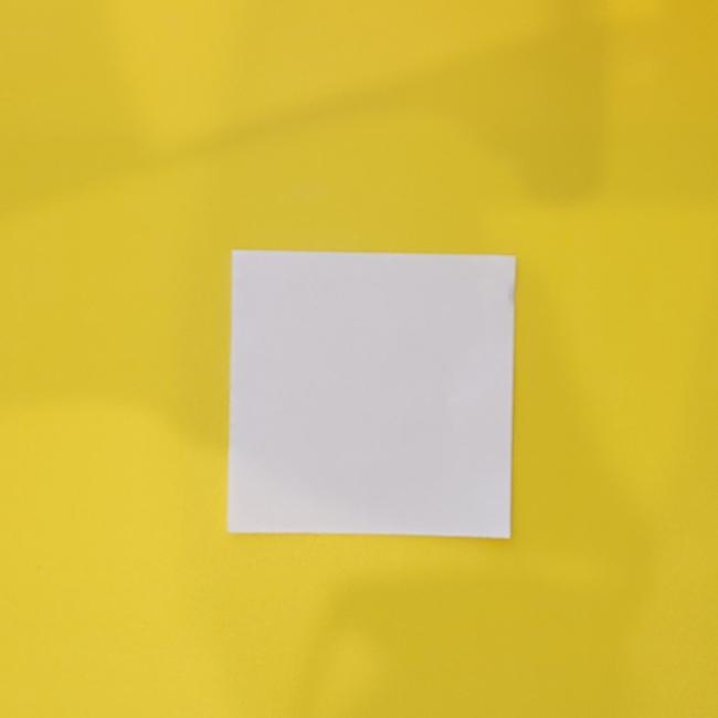 ミジュマルの折り紙の折り方は簡単♪①顔と耳(1)