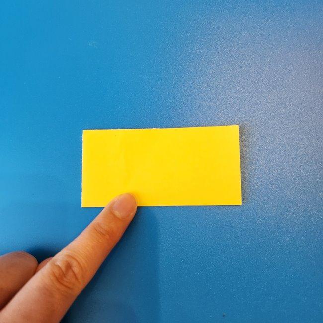 クワッスの折り紙の簡単な折り方作り方②くちばし(2)