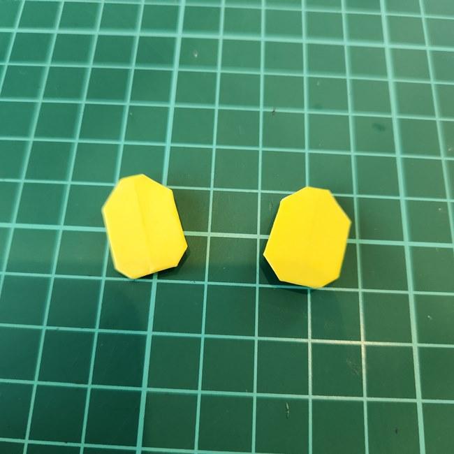 ポッチャマの折り紙の簡単な作り方折り方⑤足(8)